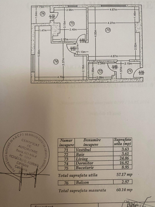Antecontract. Apartament 2 camere, Piata Alba Iulia, bloc 2016