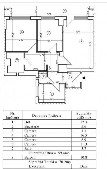 Antecontract. Apartament 3 camere Obor, ALMO 3