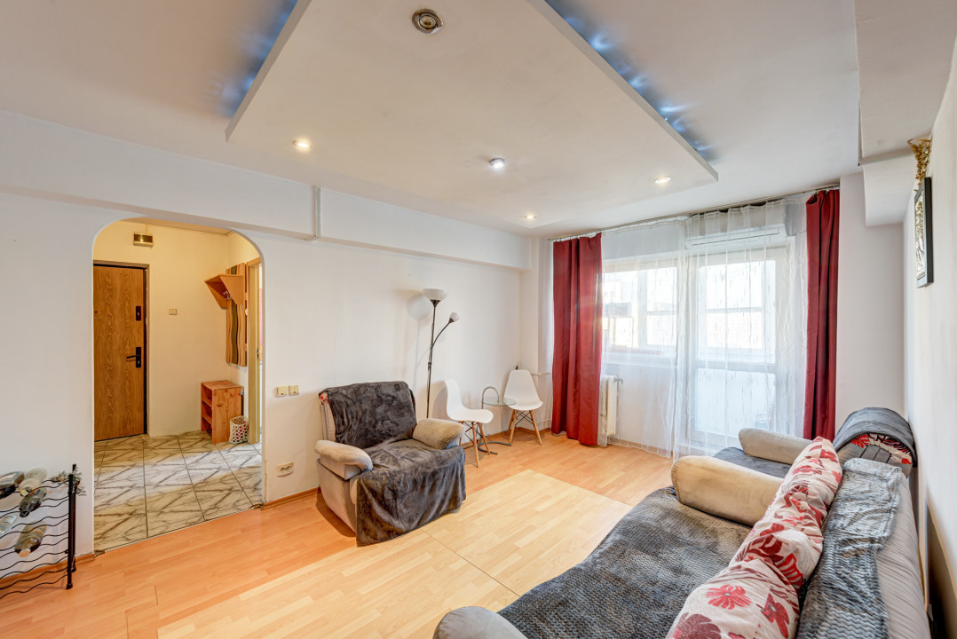 Apartament 2 camere, Pta Veteranilor, mobilat, utilat