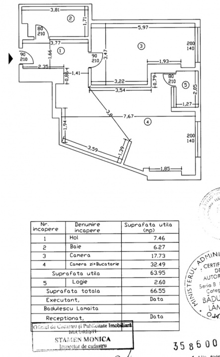 Apartament 2 camere la 5 min. metrou Mihai Bravu