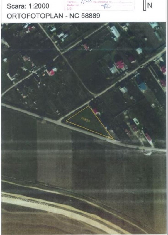 Clinceni Ordoreanu, teren 2.600 mp, 0% comision
